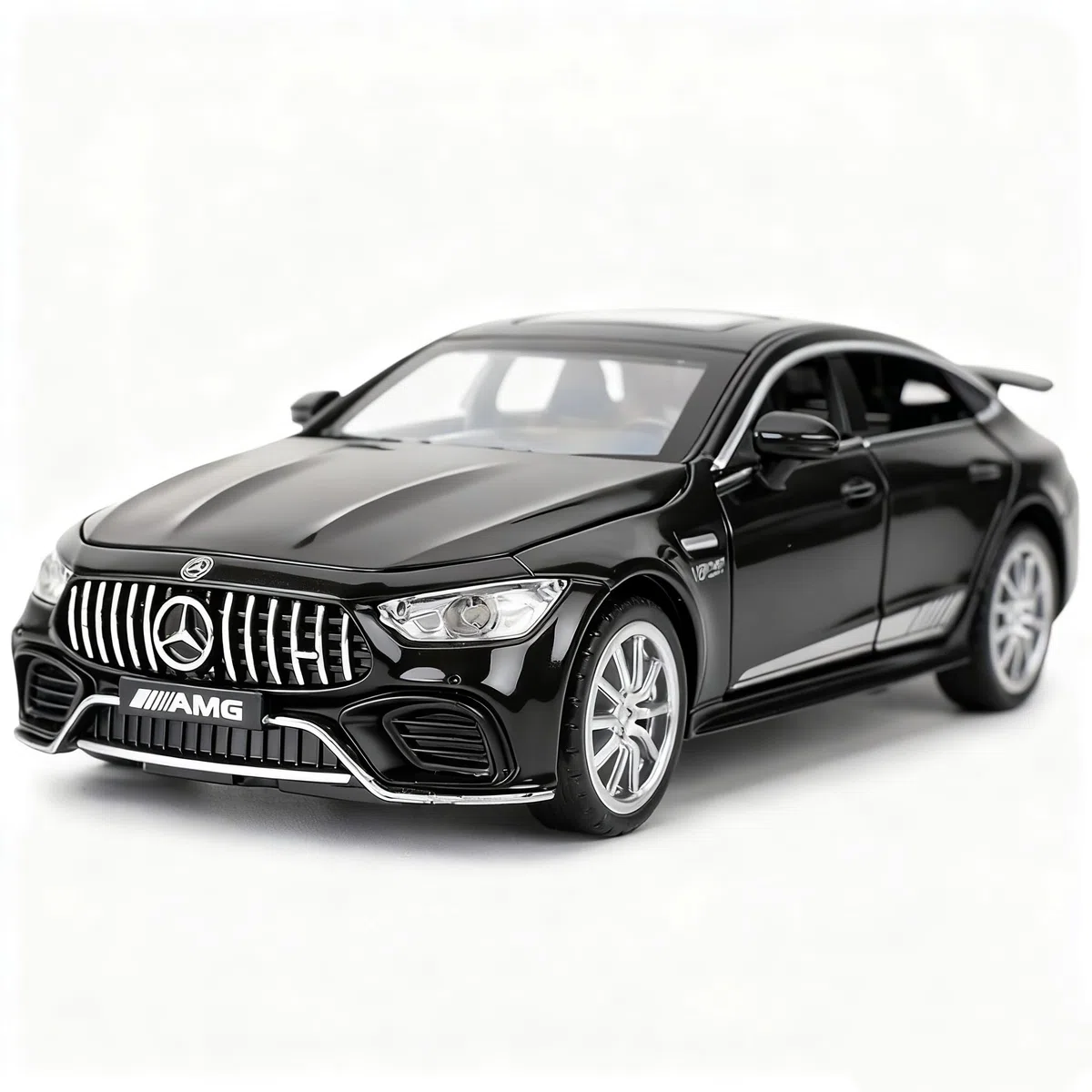 TGRCM-CZ Diecast Voiture Benz AMG GT63 1/32, avec son et lumière, jouet, pour garçons, filles, adultes, cadeau (noir)