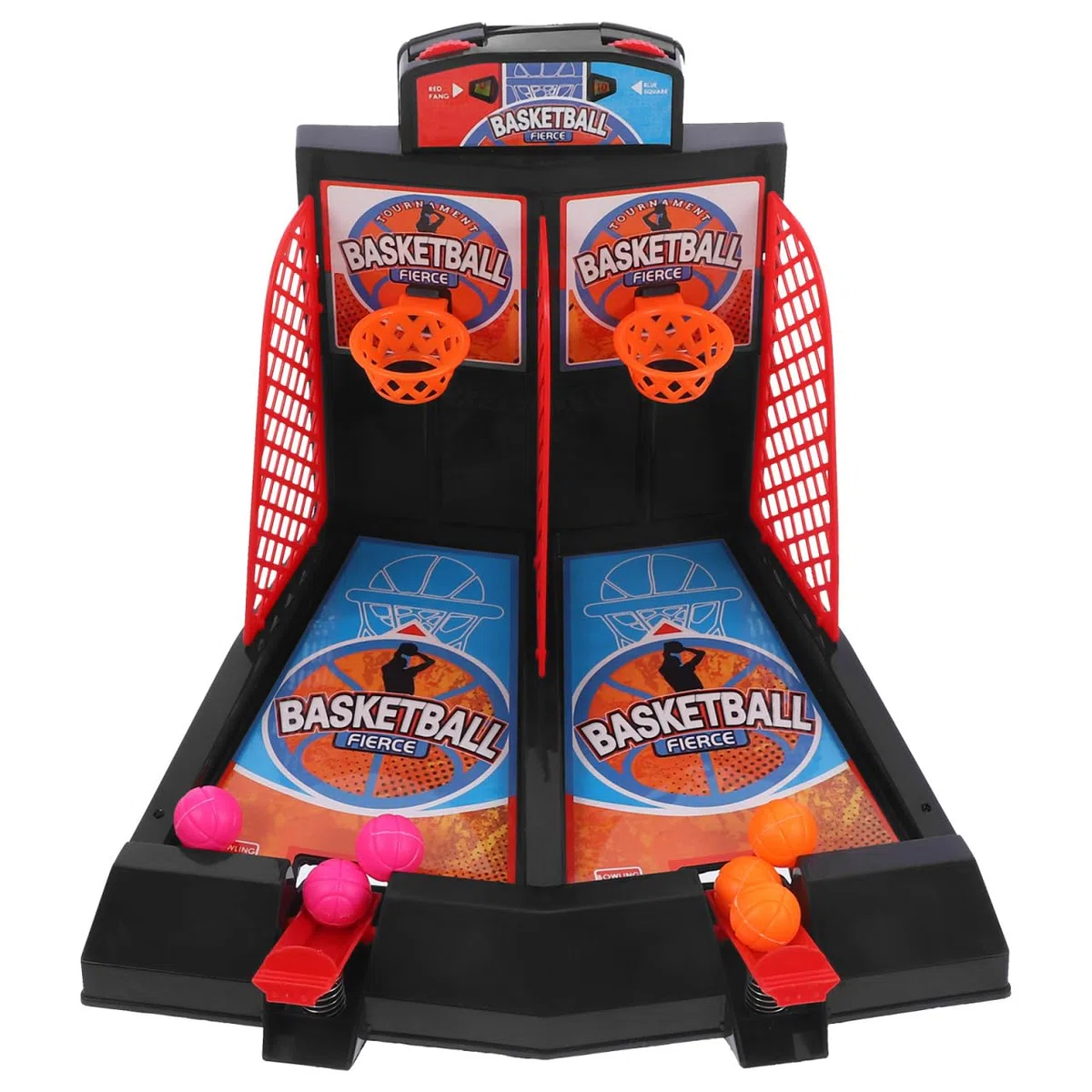 BESTonZON Jeu de Basket de Table pour Enfants, Basketball à Doigts Double Joueur, Tir Arcade de Bureau Portable et Éducatif, Améliore Agilité Coordination Main-Oeil Cadeau Anniversaire Sport