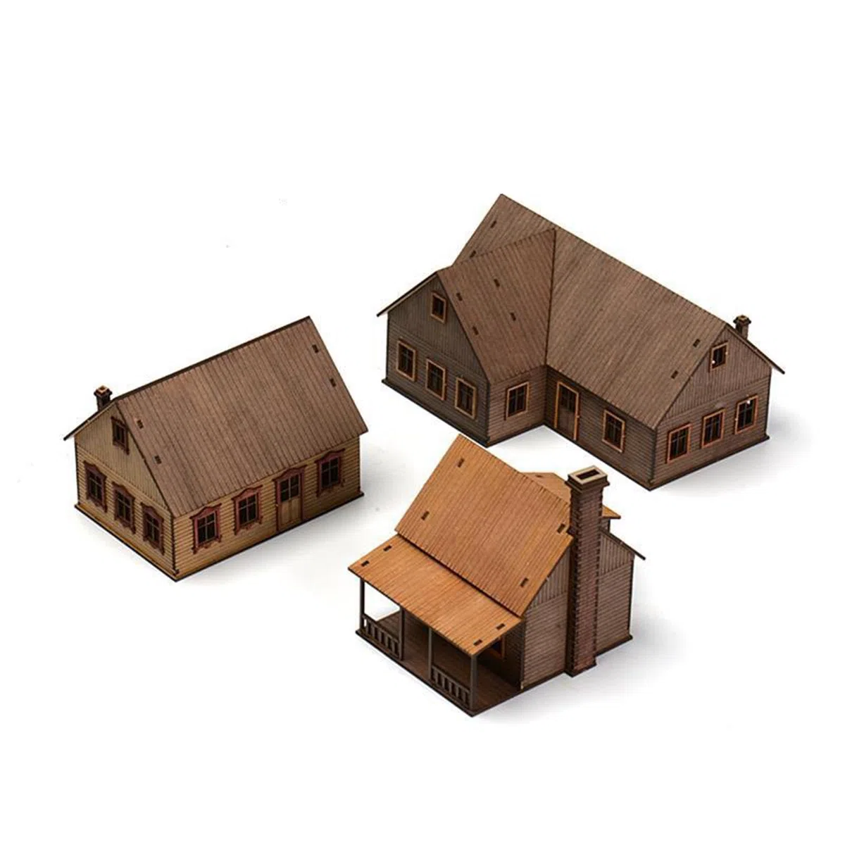 Harilla 1:72 Échelle Architecture Bâtiment Maquettes Paysage Matériaux de Construction Collection Ornements Oo Échelle Démontage pour Diorama Mise En Page, Style un