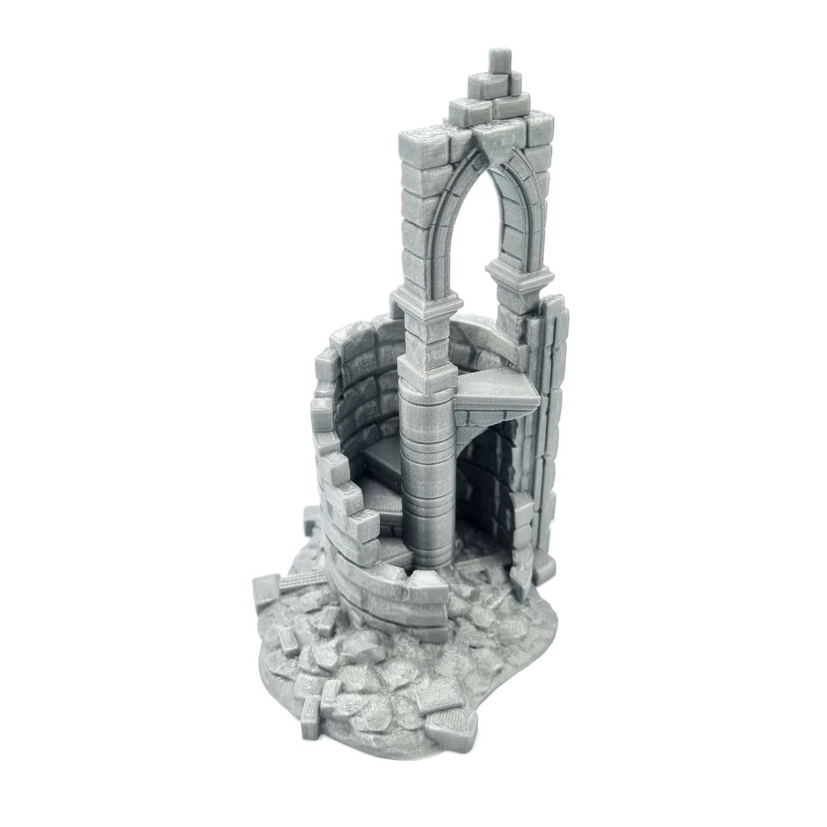 Q P Quality Printing 3D QP3D - Mur de Combat en Ruine, Paysage de Terrain 28-32 mm pour Wargames et RPG, Accessoires DND, D&D