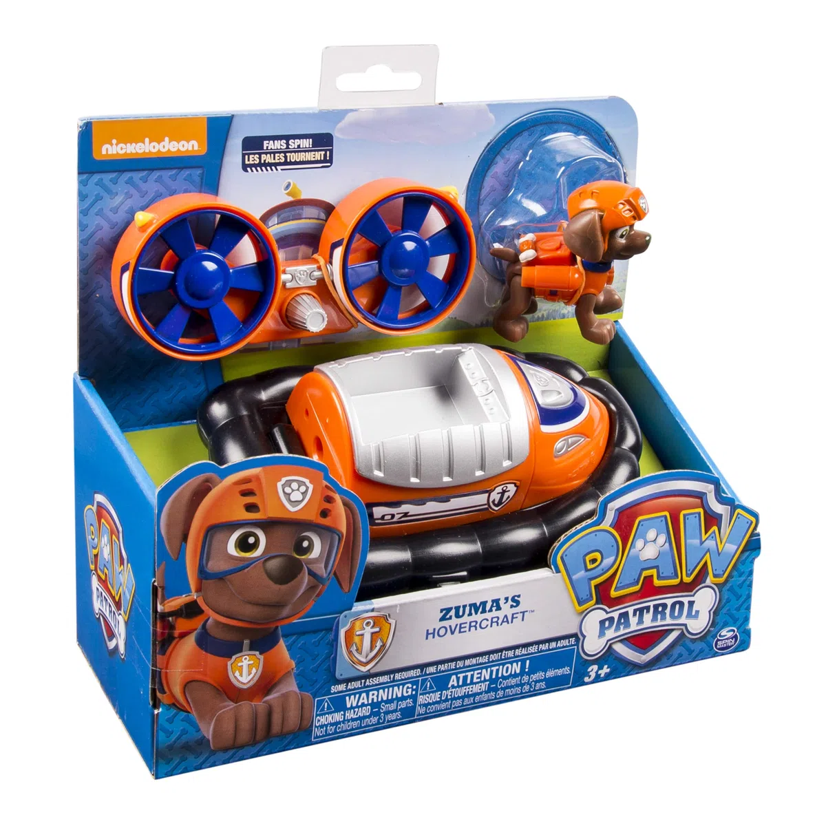 Paw Patrol - 6027637 Patte de Base du Véhicule - Zuma, Aéroglisseur