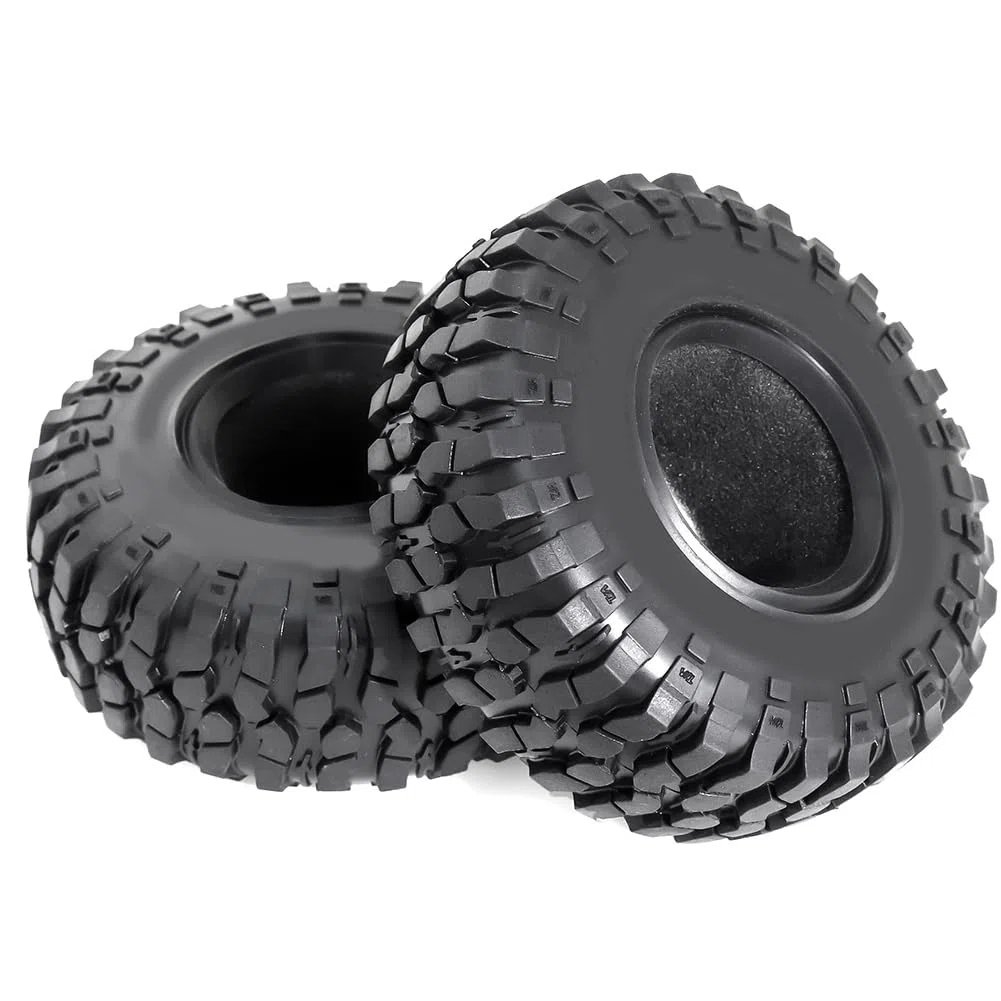 4PCS 1.9 "Pneu d'escalade Universel 106mm Pneu de Terrain Rocheux avec Doublure Interne pour Crawler Rc 1/10