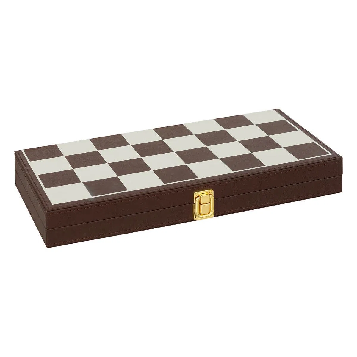 Atmosphera Créateur d'intérieur - Jeu de Backgammon & d'Échec Jule 40cm Marron