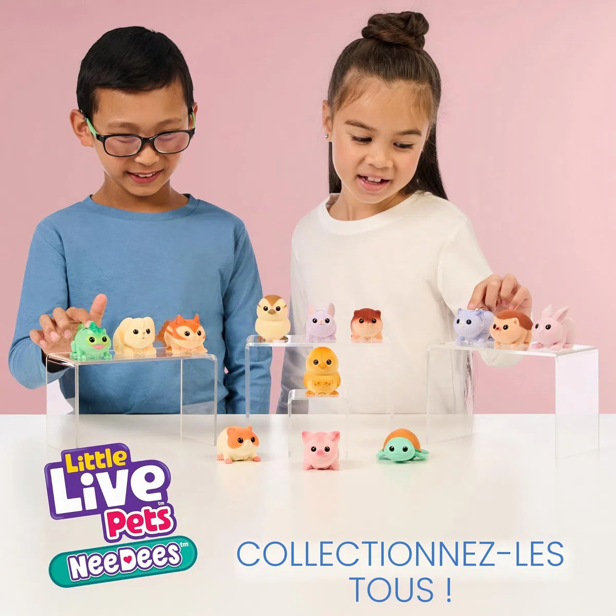 Little Live Pets Needees Jouet électronique interactif pour animaux de compagnie avec plus de 50 sons et suivi des scores, jouets portables pour enfants à partir de 5 ans