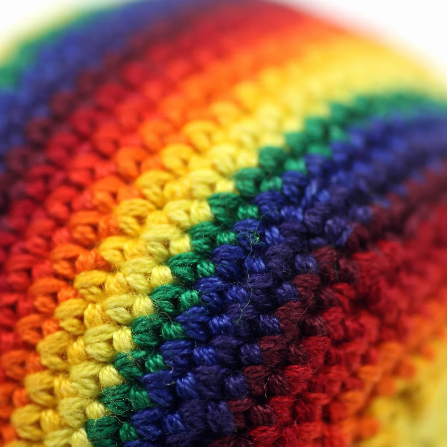 Siesta Balle de Jonglage Crochetée – Balle Footbag Tricotée – Couleurs Assorties (Lot de 3)