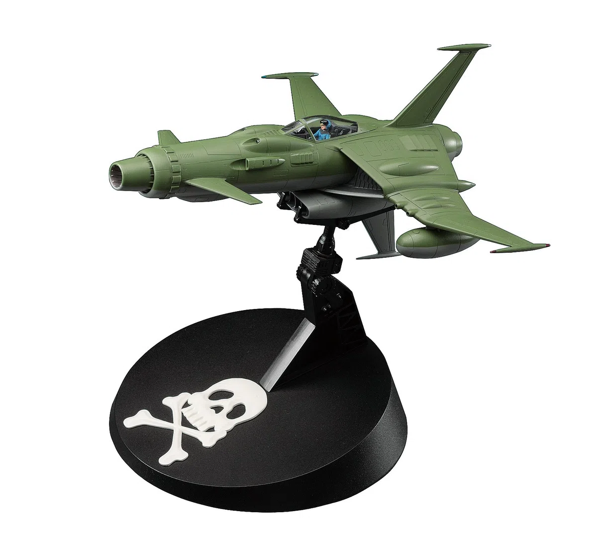 Hasegawa Maquette en Plastique Space Wolf B/W 190 du Captain Herlock 1/72ème CW01