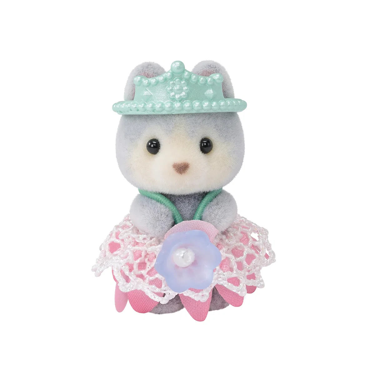 Sylvanian Families - Les Princesses en Robes à Fleurs - Set 4 Figurines - Plongez dans l'univers de la Famille Sylvanian - Figurines Animaux Miniatures - Jouet Enfant 3 Ans et + - 5809