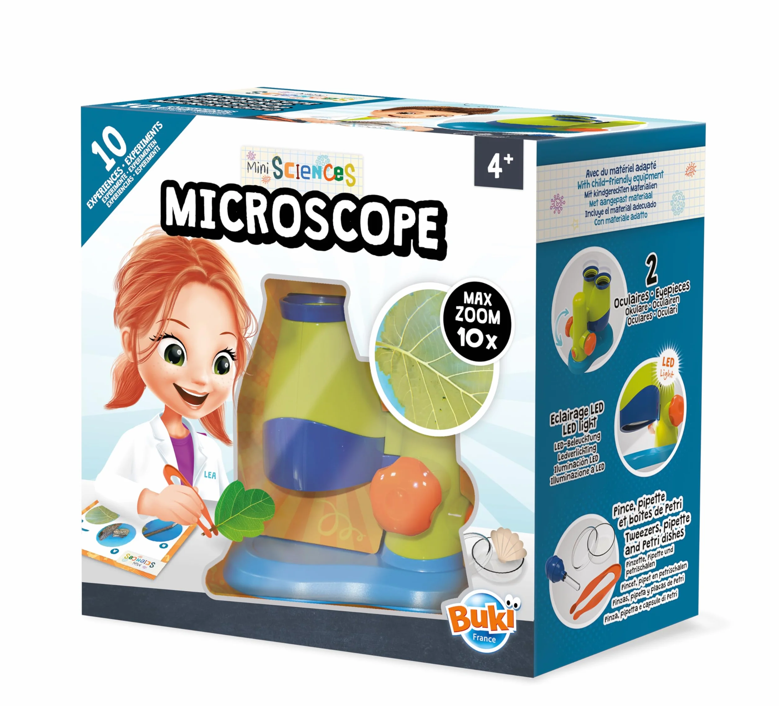 Buki - 9003 - Mini sciences - microscope, Blanc