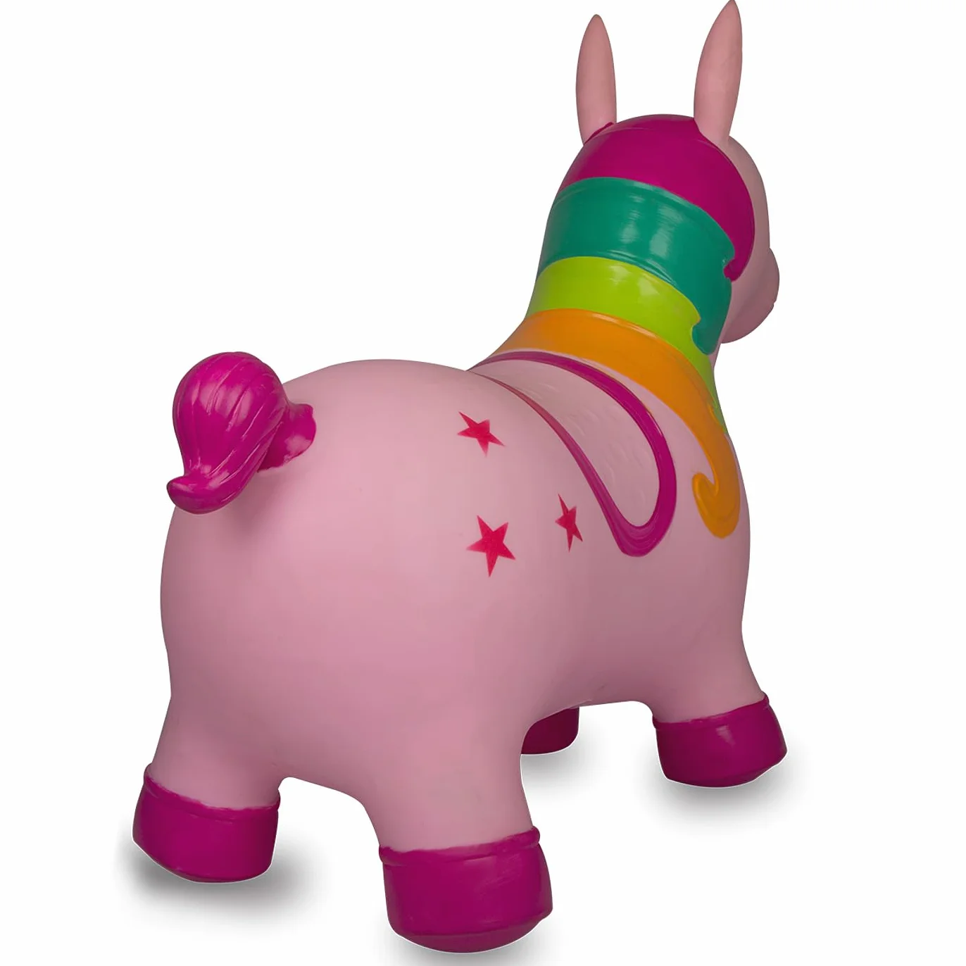Jamara 460316 – Licorne Animaux à Sauter avec Pompe – Favorise Le Sens De L'équilibre, Oreilles d'animaux comme Support