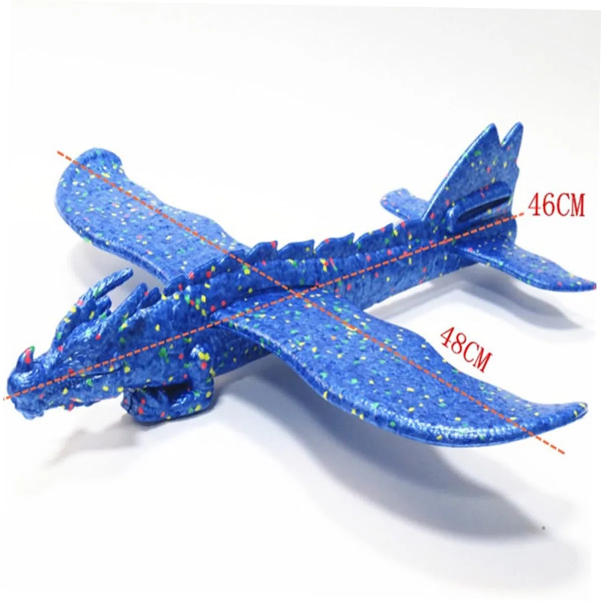 Avions Jouets en Mousse Epp Résistants aux Chocs et Légers Lot de 3 à Lancer la Main et Vol Plané Amusant Couleur Aléatoire pour Jeux en Extérieur