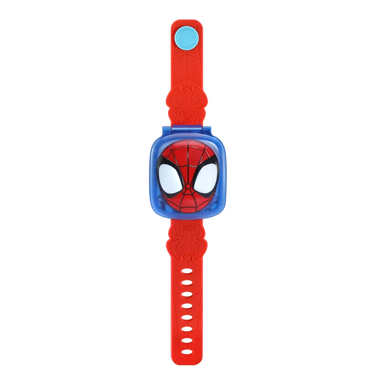 VTech - Disney Junior, La Montre-Jeu Interactive de Spidey, Montre Enfant à Clapet, Écran Animé, Bracelet Souple, 9 Cadrans, 4 Jeux Éducatifs, Cadeau Enfant de 3 Ans à 7 Ans - Contenu en Français