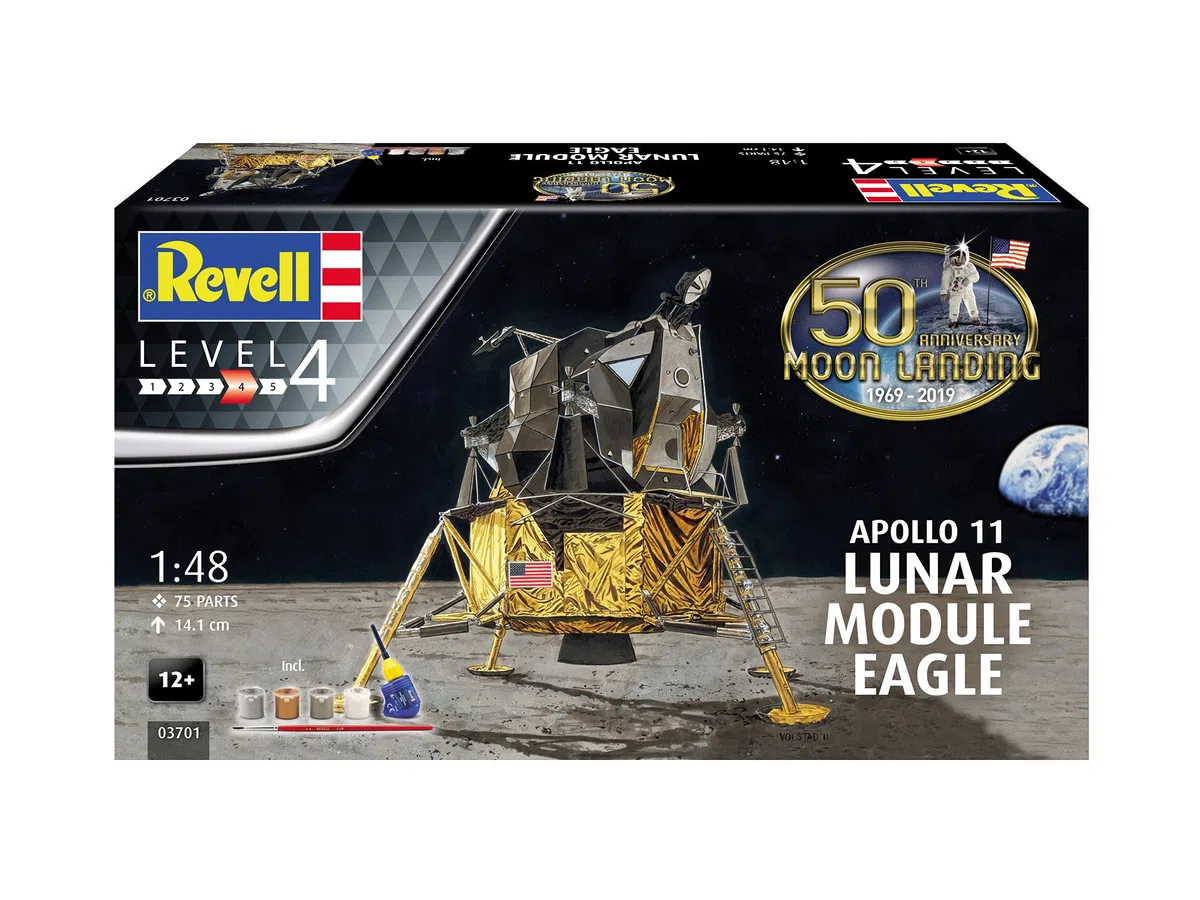 Revell Maquette Coffret Cadeau 50 Ans Apollo 11 Module Lunaire Eagle 03701