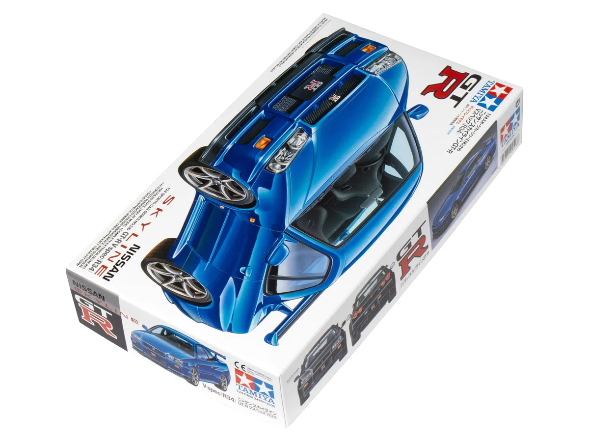 Tamiya - 24210 - Maquette - Nissan Skyline GTR R34 - Echelle 1:24, Blanc
