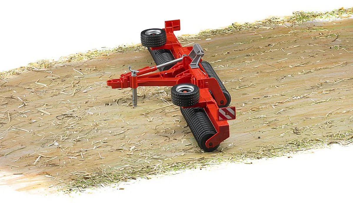 bruder 02226 - Rouleau Cambridge - 1:16 Jouet, Ferme, Agriculture, Tracteur à remorque
