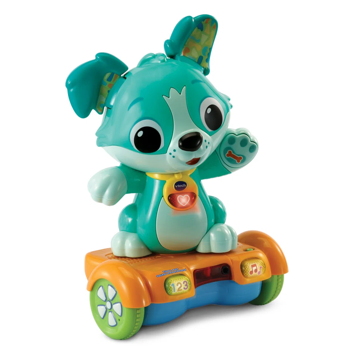 VTech - Titou, Mon Toutou Hoverboard, Chien Interactif de 1 à 3 Ans - Version FR