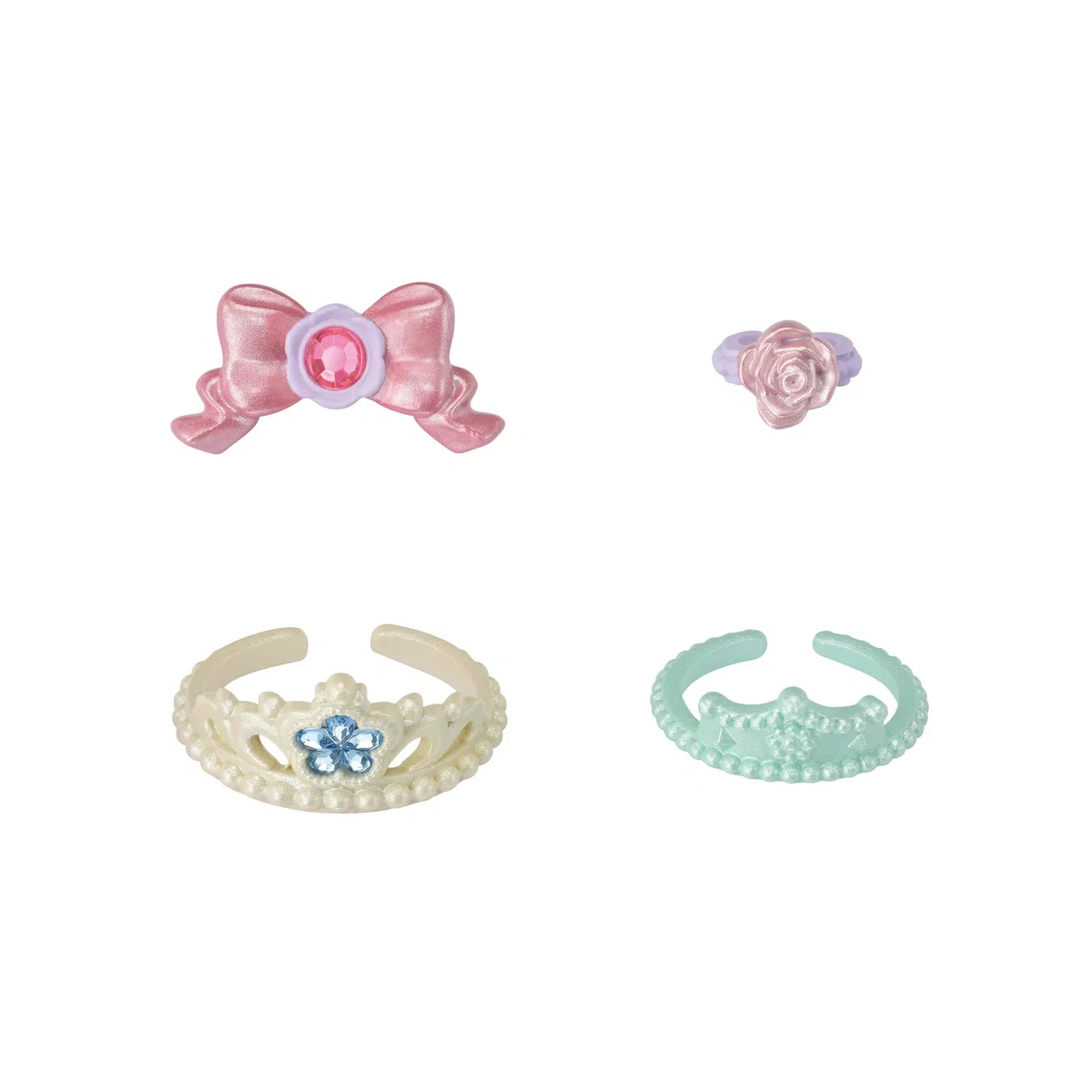 Sylvanian Families - Les Princesses en Robes à Fleurs - Set 4 Figurines - Plongez dans l'univers de la Famille Sylvanian - Figurines Animaux Miniatures - Jouet Enfant 3 Ans et + - 5809
