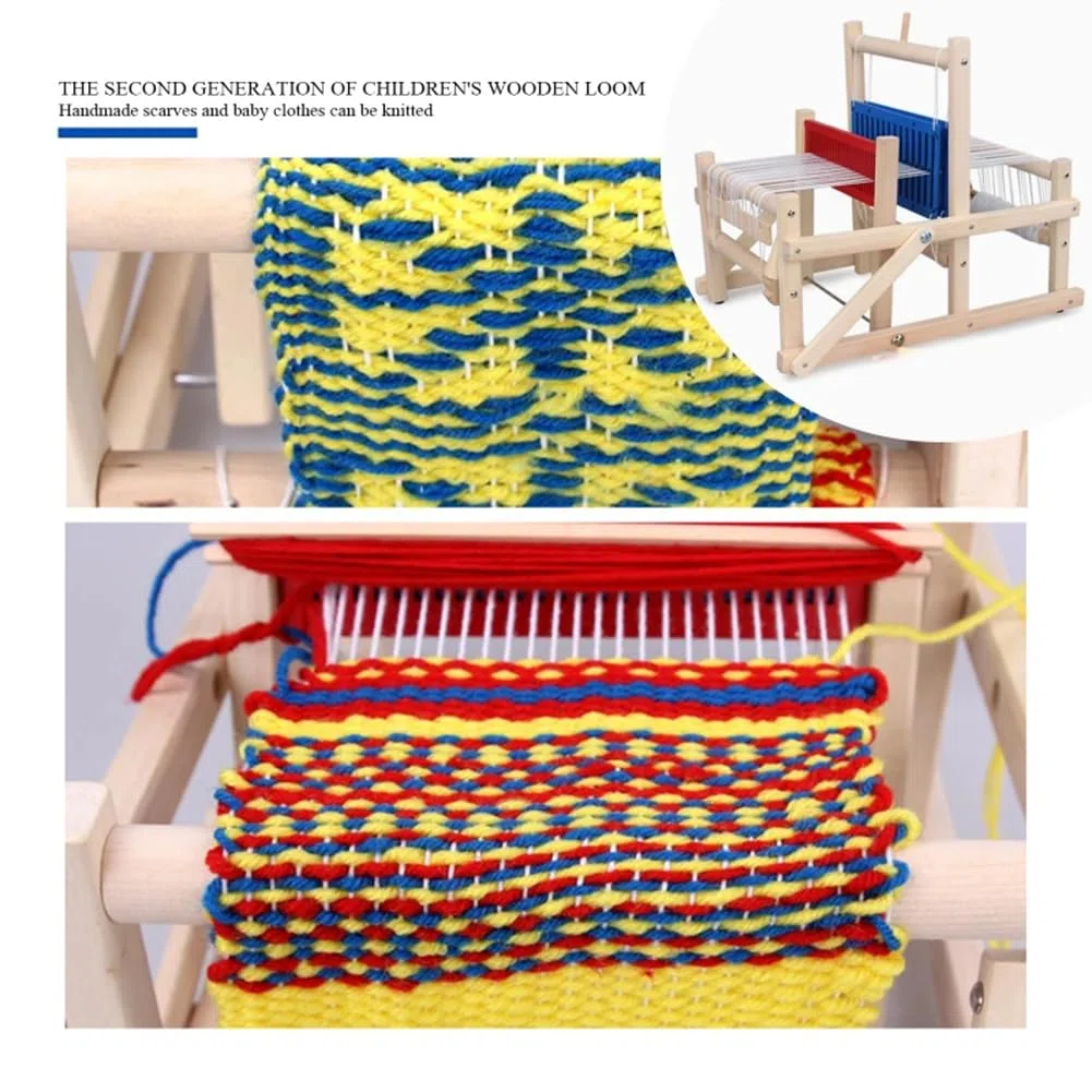 Kit de métier à Tisser pour Adultes débutants, Machine à Tisser à la Main, Multi-Artisanat en Bois, Grand métier à Tisser à Tricoter, Ensemble tissé tricoté à la Main