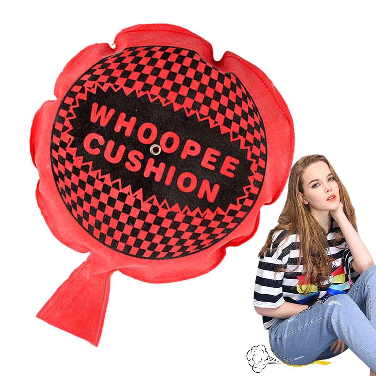 Coussins Whoopie - Coussin Peteur, Blagues, Jouet Coussin Péteur, Un Coussin Peteur Autogonflant - Farce Et Attrape - Prout Petteur Whopee Cushion, Jouet De Farces Drôles, Couleur Aléatoire