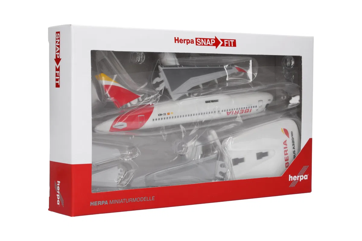 Herpa Iberia Airbus Modèle avec Emballage, Avion 613064, Multicolore