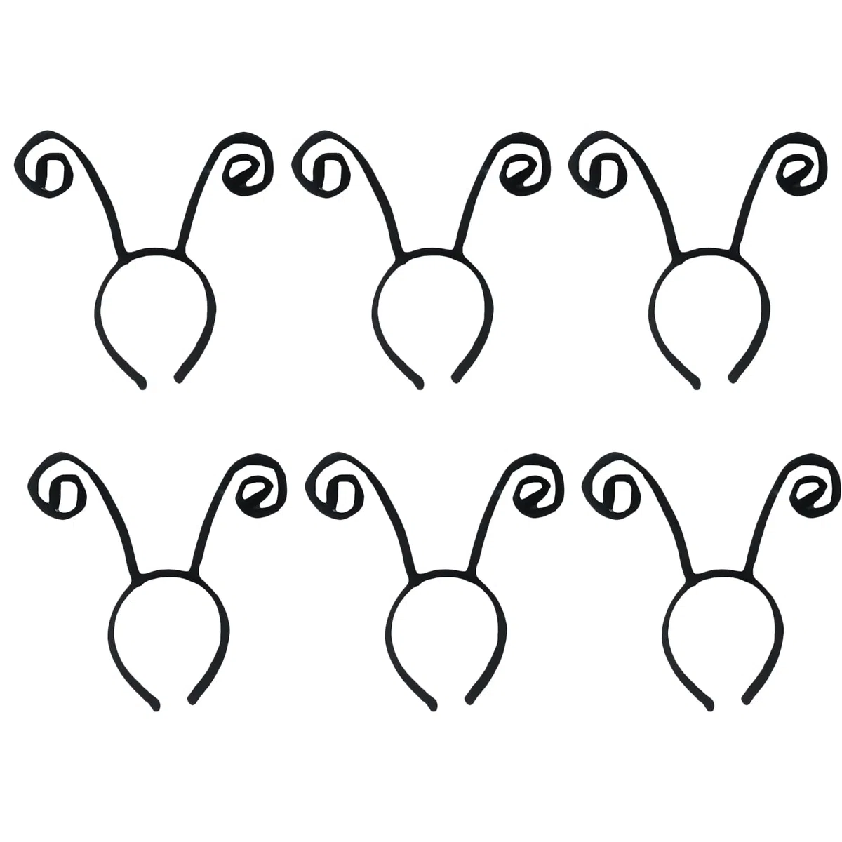 Lot de 6 serre-têtes d'antenne papillon abeille insectes - Accessoires de costume pour fêtes d'Halloween